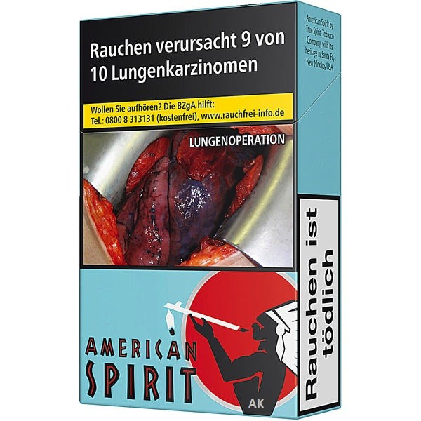 Natural American Spirit Blau