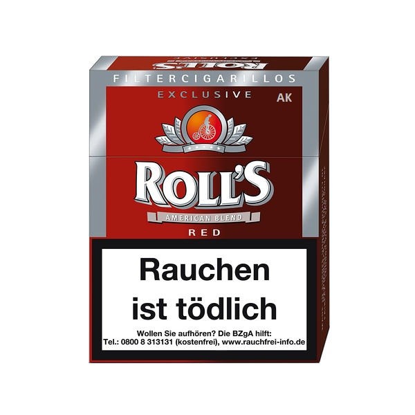 Rolls Exclusive Red Naturdeckblatt