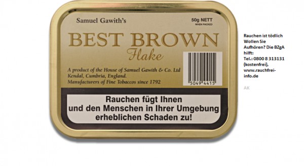 Samuel Gawith Best Brown Flake