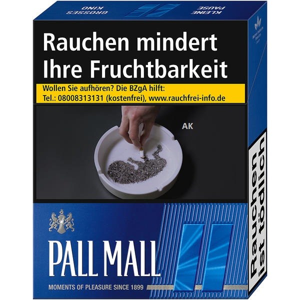 PALL MALL Blue 8,00 Euro (10x20)