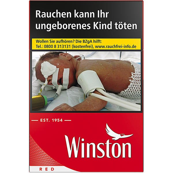 WINSTON Red BP XXL 10,00 Euro (8x27)