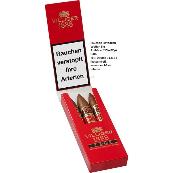 Villiger 1888 Torpedo Red
