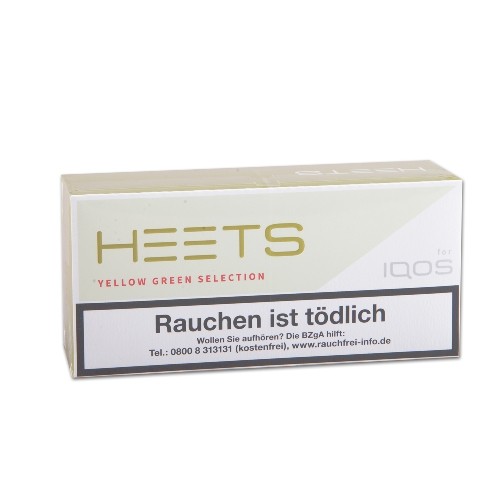 Heets Yellow Green Tobacco Sticks
