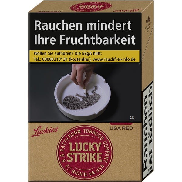 Lucky Strike Straight Red XXL