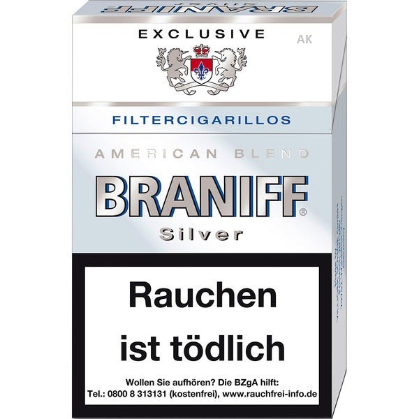 Braniff Naturdeckblatt Silver