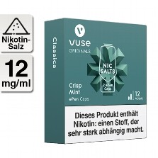 VUSE ePen Crisp Mint Nic Salts 12mg 2 Caps
