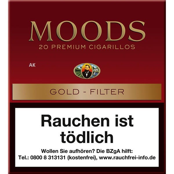 Dannemann Moods Golden Taste Filter