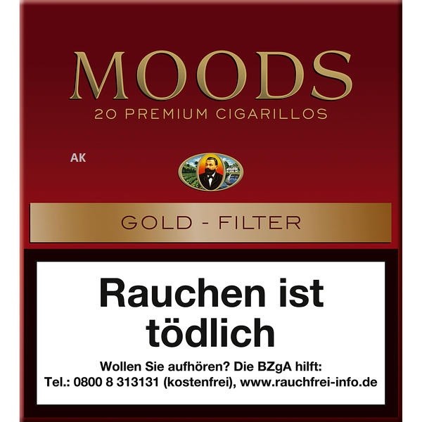 Dannemann Moods Golden Taste Filter