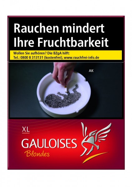 GAULOISES Blondes Rot 10,00 Euro (8x24)