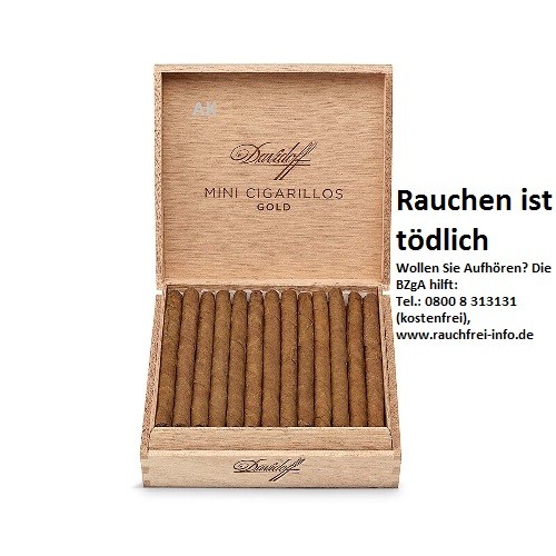Davidoff "Machine-made" Mini Cigarillos Gold