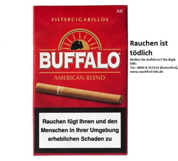 Buffalo Filter Cigarillos Naturdeckblatt