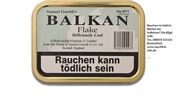 Samuel Gawith Balkan Flake