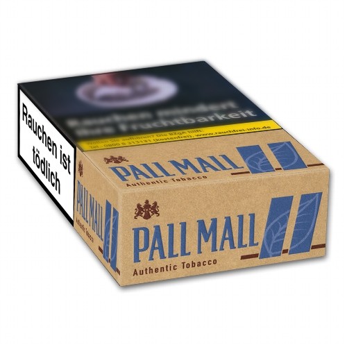 PALL MALL Authentic Tobacco Blue (ohne Zusätze) 8,00 Euro (10x20)