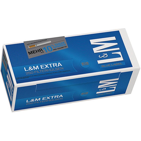 L&amp;M Extra Filterhülsen Blue