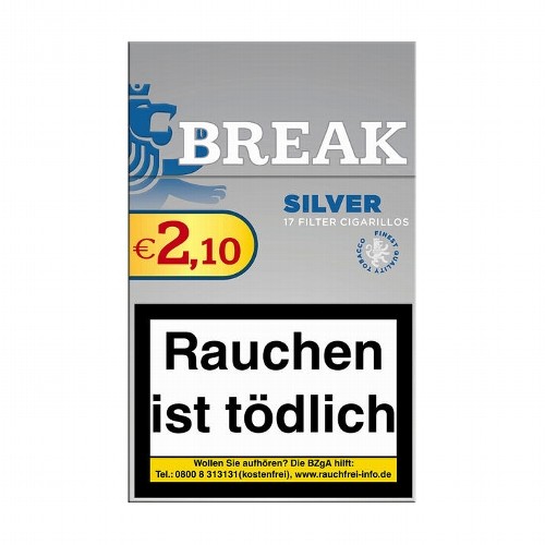 Break Silver Filter Cigarillos