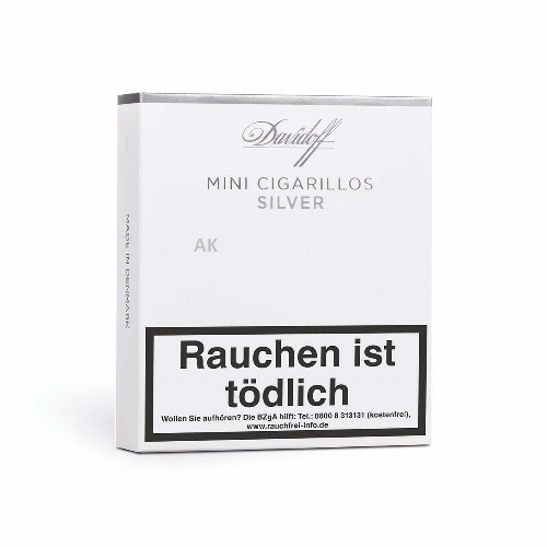 Davidoff &quot;Machine-made&quot; Mini Cigarillos Silver